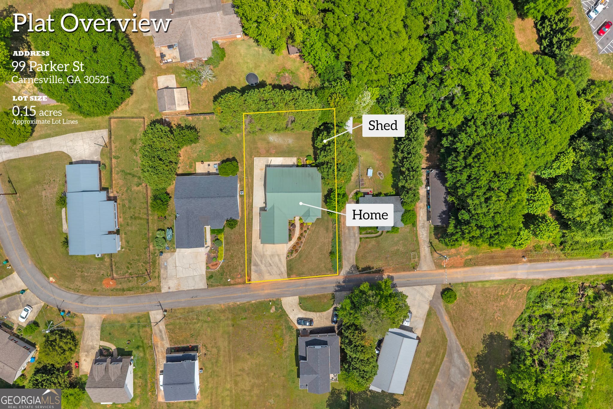 3 bedroom, 2 bathroom, 2,172 sq ft single family residence for sale at 99 Parker Street, Carnesville, GA 30521 — photo 4