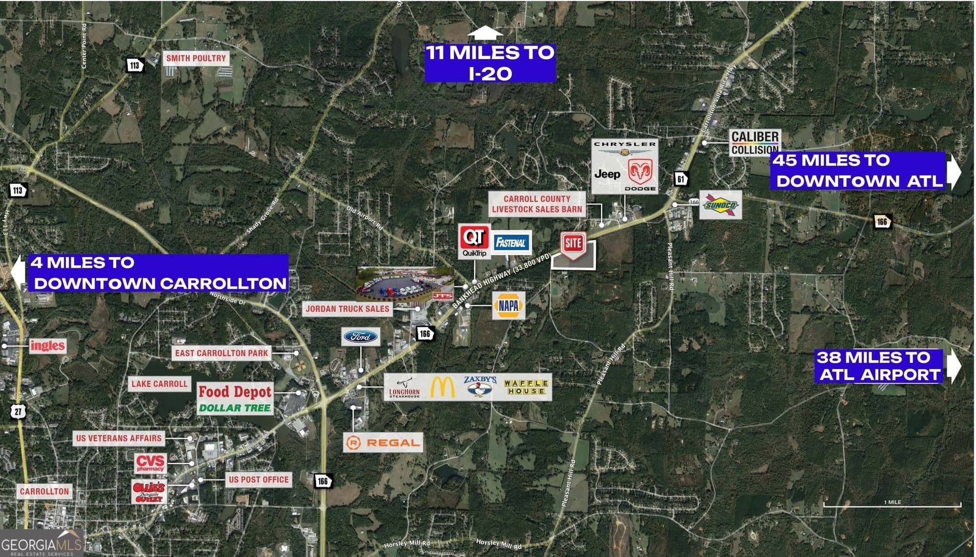commercial for sale at 4 Maple Hill Road, Carrollton, GA 30116 — photo 1 of 3