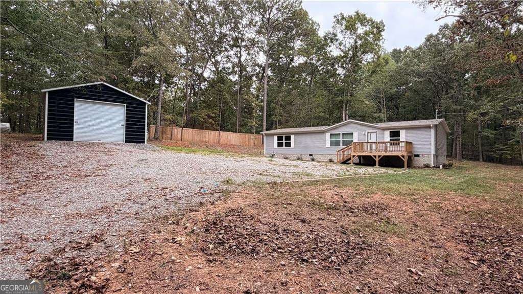 3 bedroom, 2 bathroom manufactured home,single family residence for sale at 575 Cherokee Forest Park Drive, Ball Ground, GA 30107 — photo 1 of 16