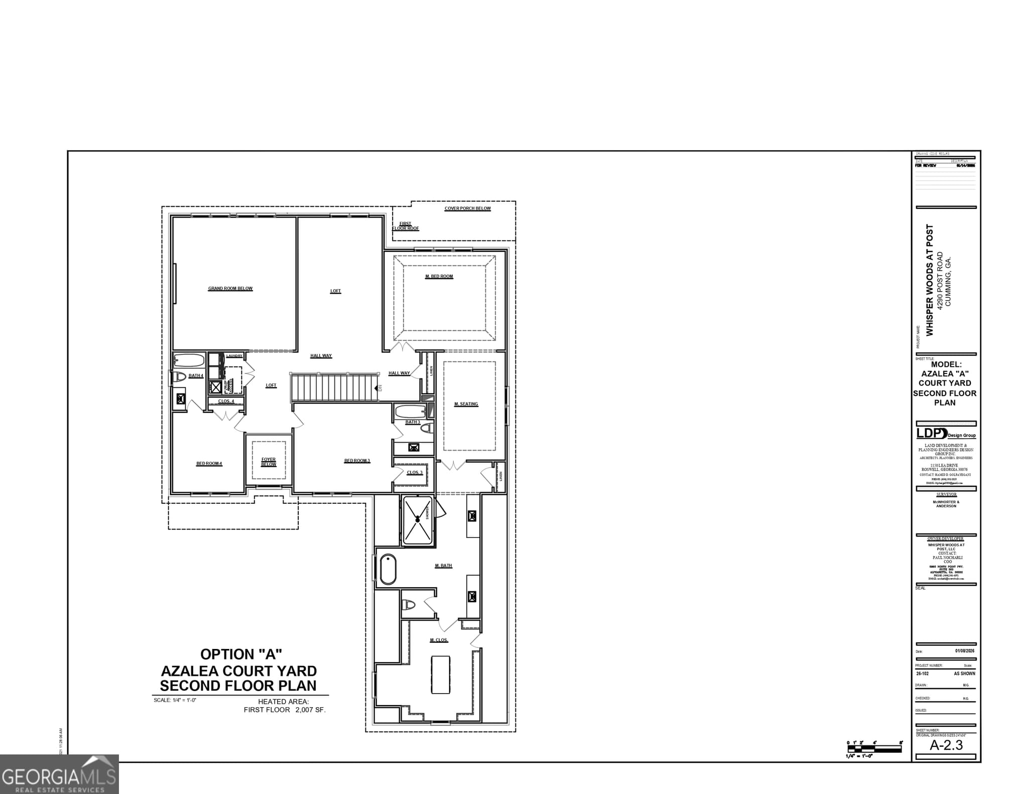 4 bedroom, 4.5 bathroom, 4,031 sq ft single family residence for sale at 4290 Post Road, Cumming, GA 30040 — photo 10