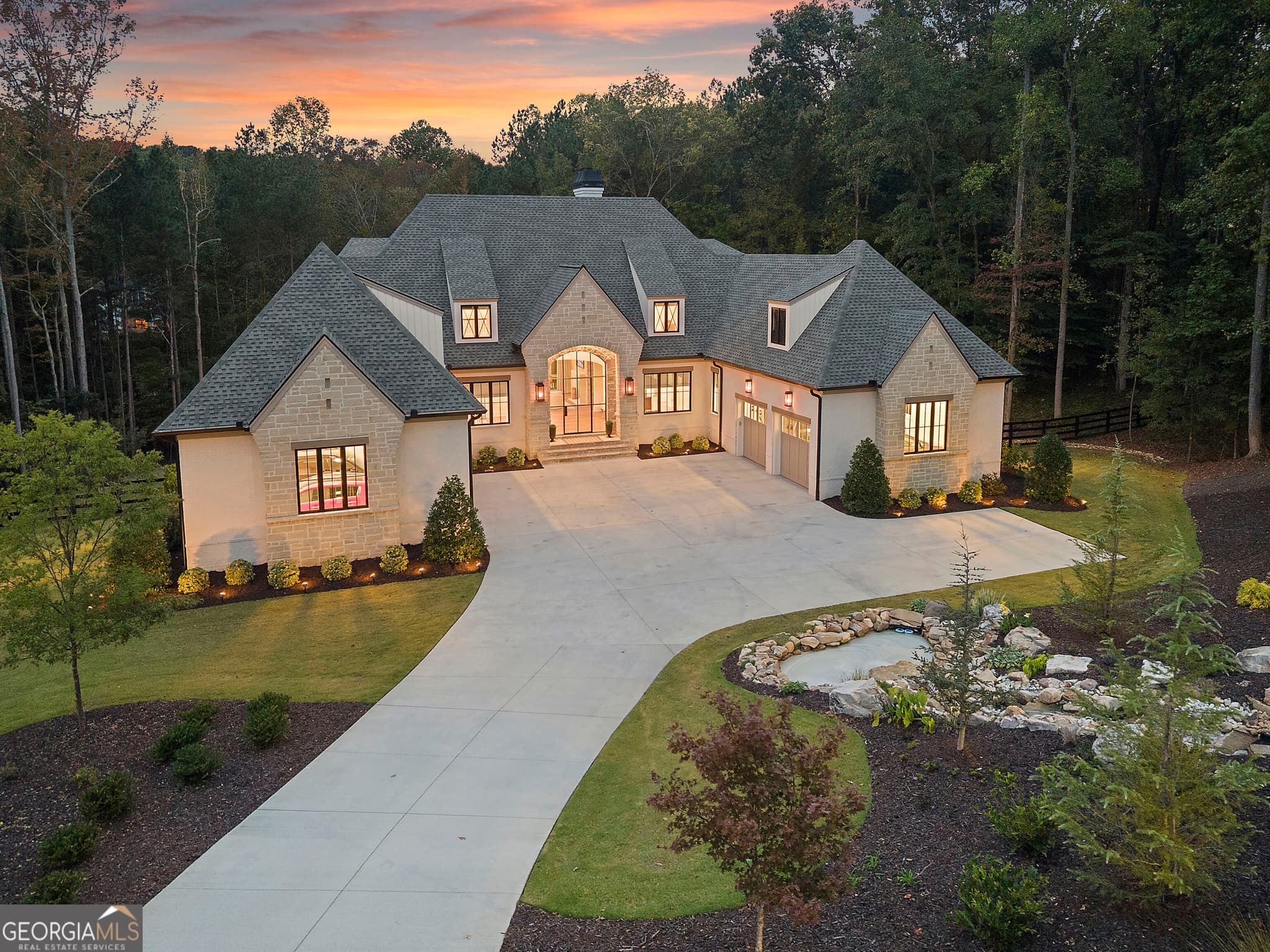 7 bedroom, 7.5 bathroom single family residence for sale at 10235 Cedar Ridge Drive, Milton, GA 30004 — photo 2