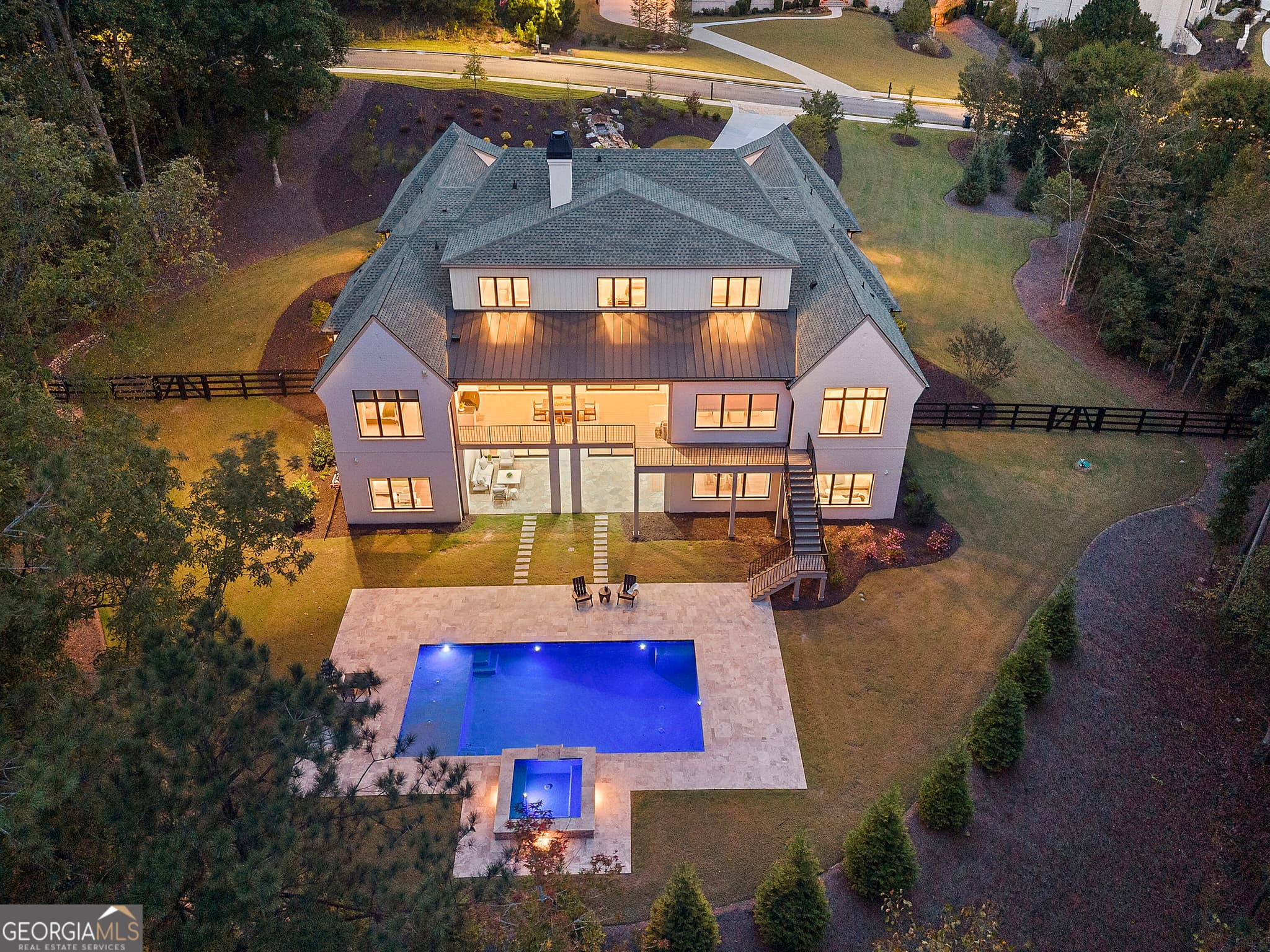7 bedroom, 7.5 bathroom single family residence for sale at 10235 Cedar Ridge Drive, Milton, GA 30004 — photo 9