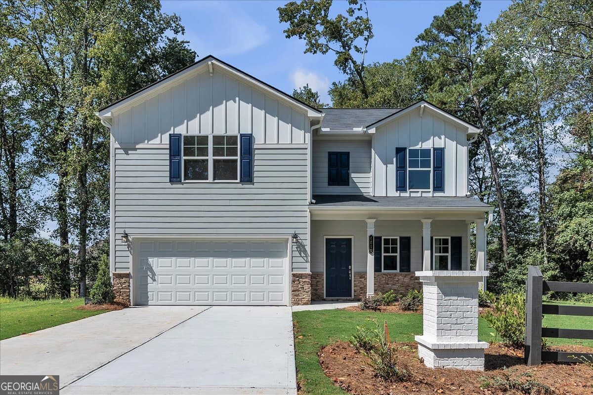 4 bedroom, 2.5 bathroom single family residence for sale at 4690 Glore Road, Mableton, GA 30126