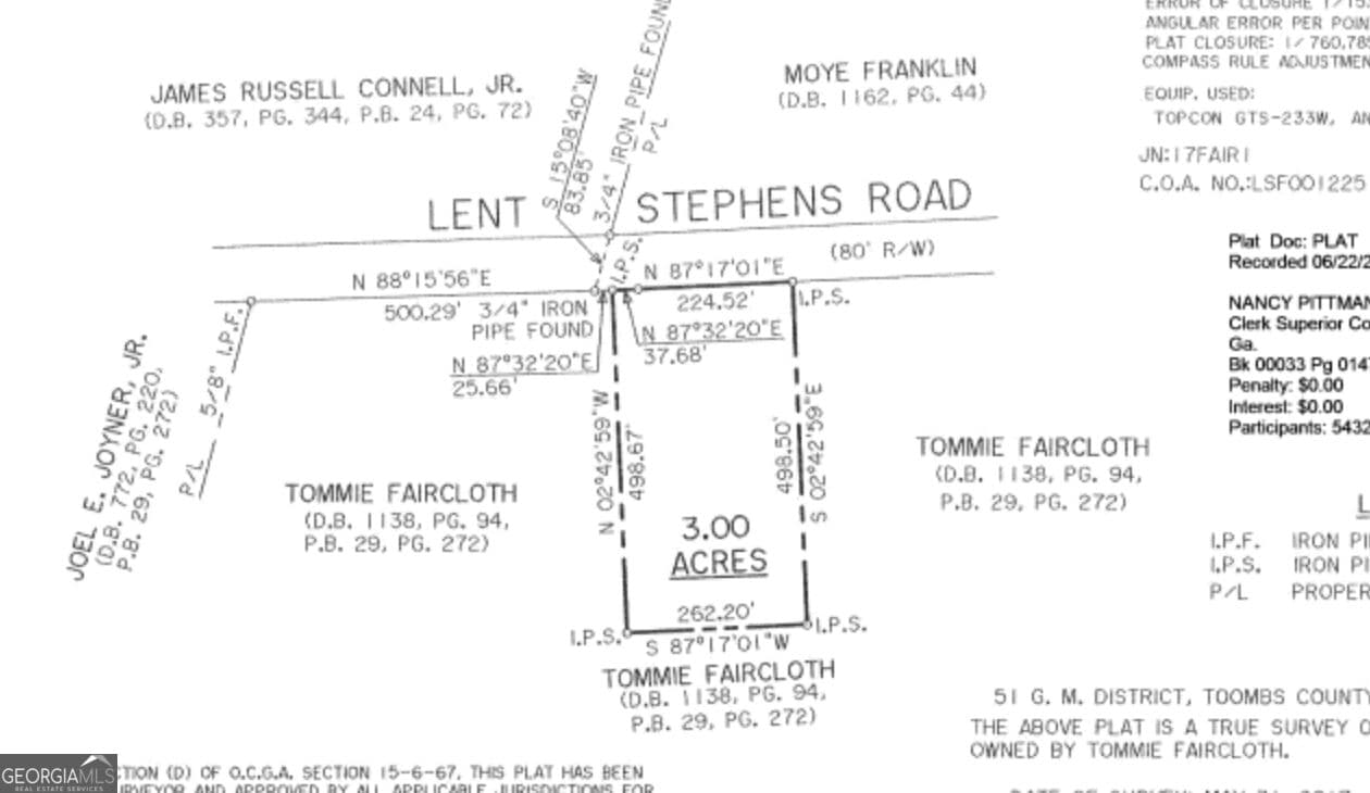 residential lot for sale at 0 Lent Stephens Road, Vidalia, GA 30474 — photo 1 of 1