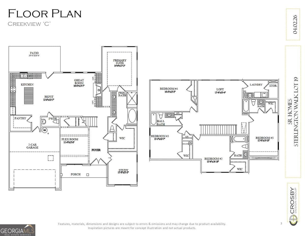 5 bedroom, 4.5 bathroom, 3,251 sq ft single family residence for sale at 1260 Sterlington Drive, Canton, GA 30115 — photo 2