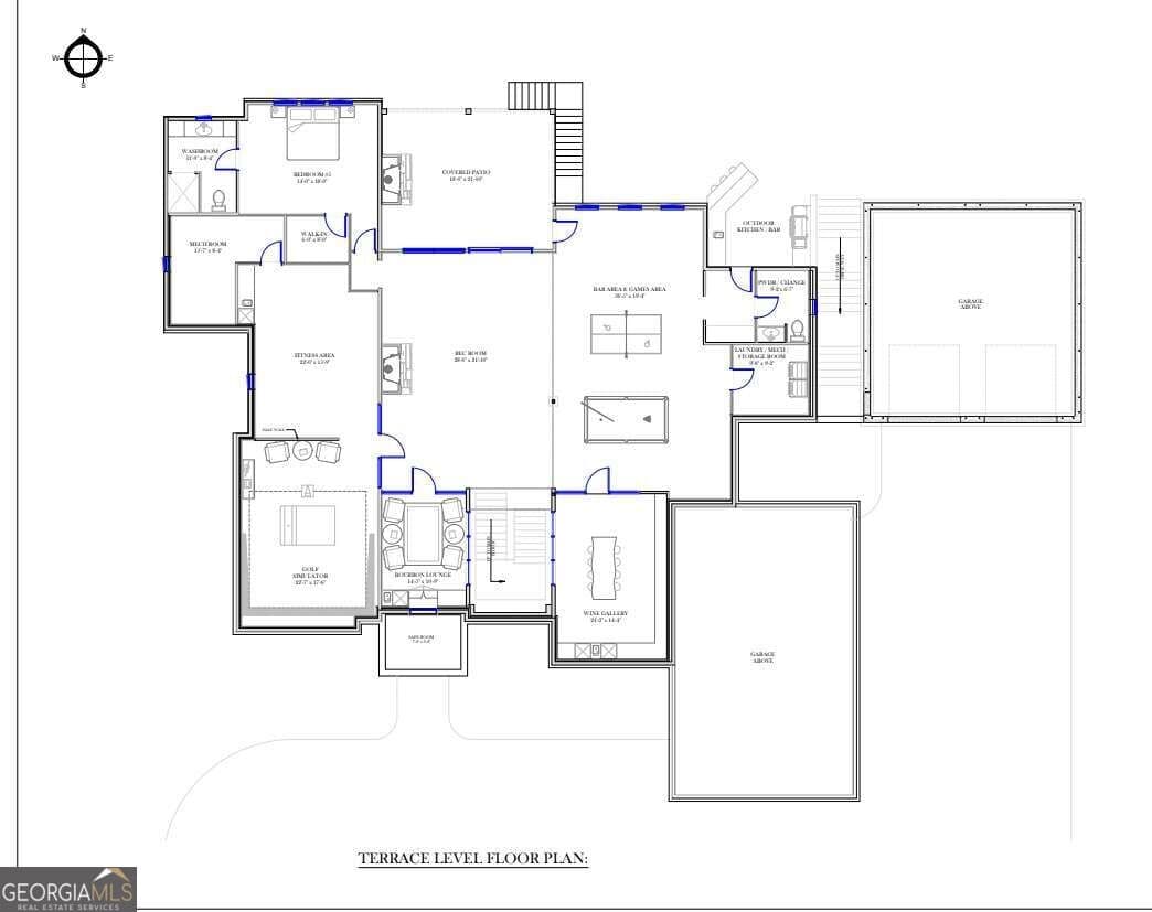 5 bedroom, 6 bathroom, 7,290 sq ft single family residence for sale at 7049 Deaton Henry Road, Flowery Branch, GA 30542 — photo 2