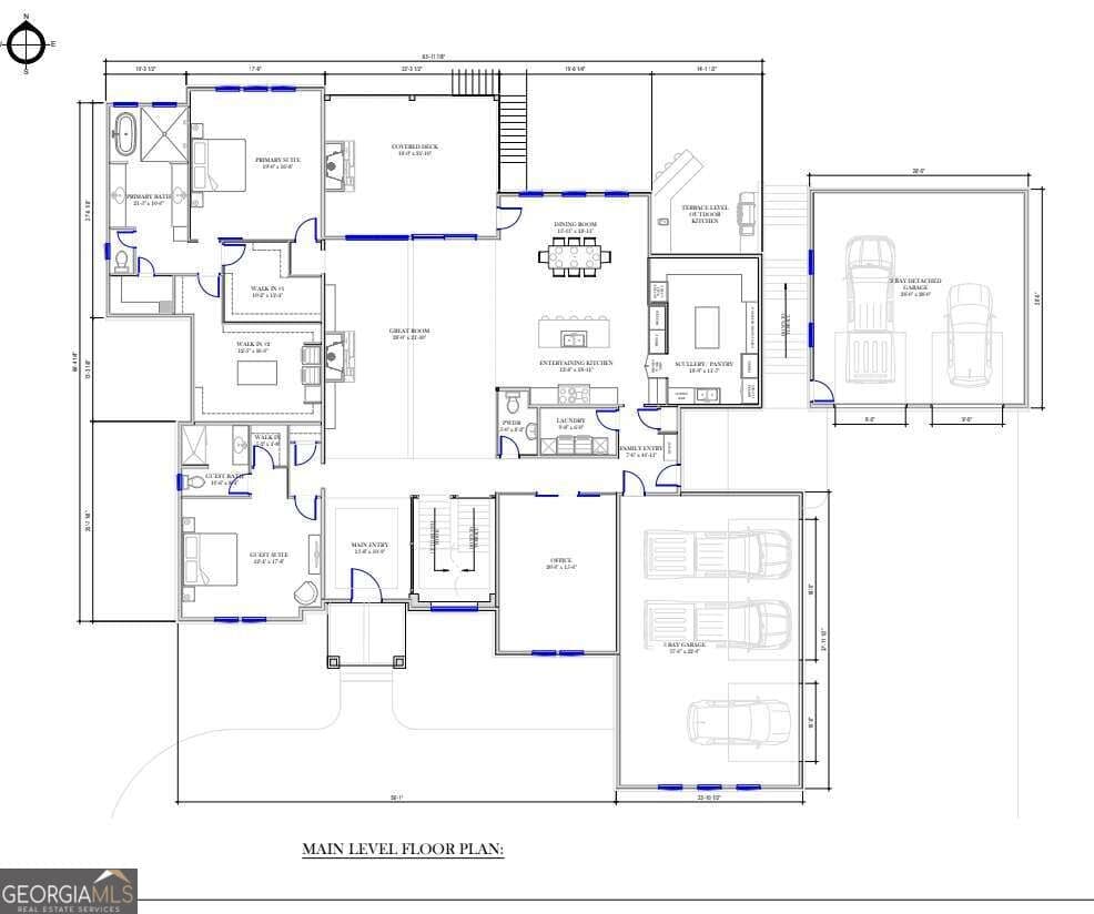 5 bedroom, 6 bathroom, 7,290 sq ft single family residence for sale at 7049 Deaton Henry Road, Flowery Branch, GA 30542