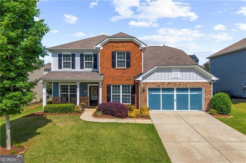 4 bedroom, 2.5 bathroom, 3,236 sq ft single family residence sold at 425 Spring View Drive, Woodstock, GA 30188