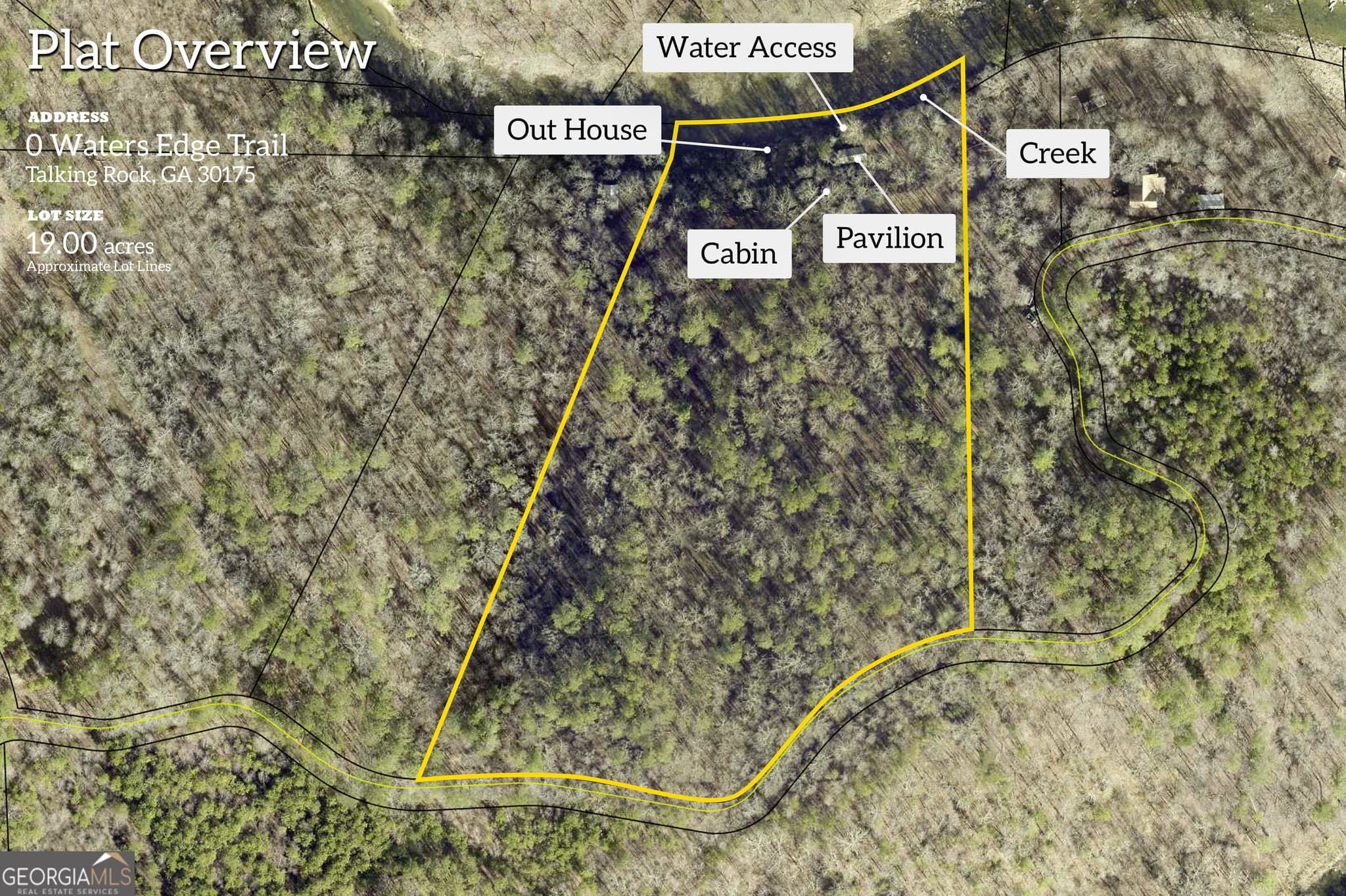 residential lot for sale at 0 Waters Edge Trail, Talking Rock, GA 30175 — photo 2