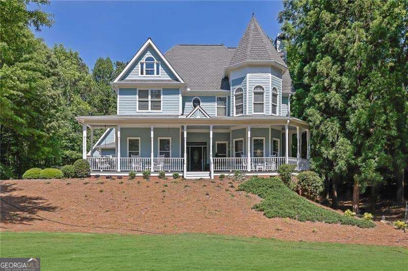 4 bedroom, 3.5 bathroom, 4,100 sq ft single family residence for sale at 360 Coach House Lane, Milton, GA 30004
