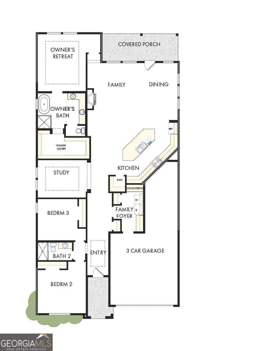 3 bedroom, 2 bathroom, 2,287 sq ft single family residence for sale at 263 Strawberry Lane, Woodstock, GA 30189 — photo 4