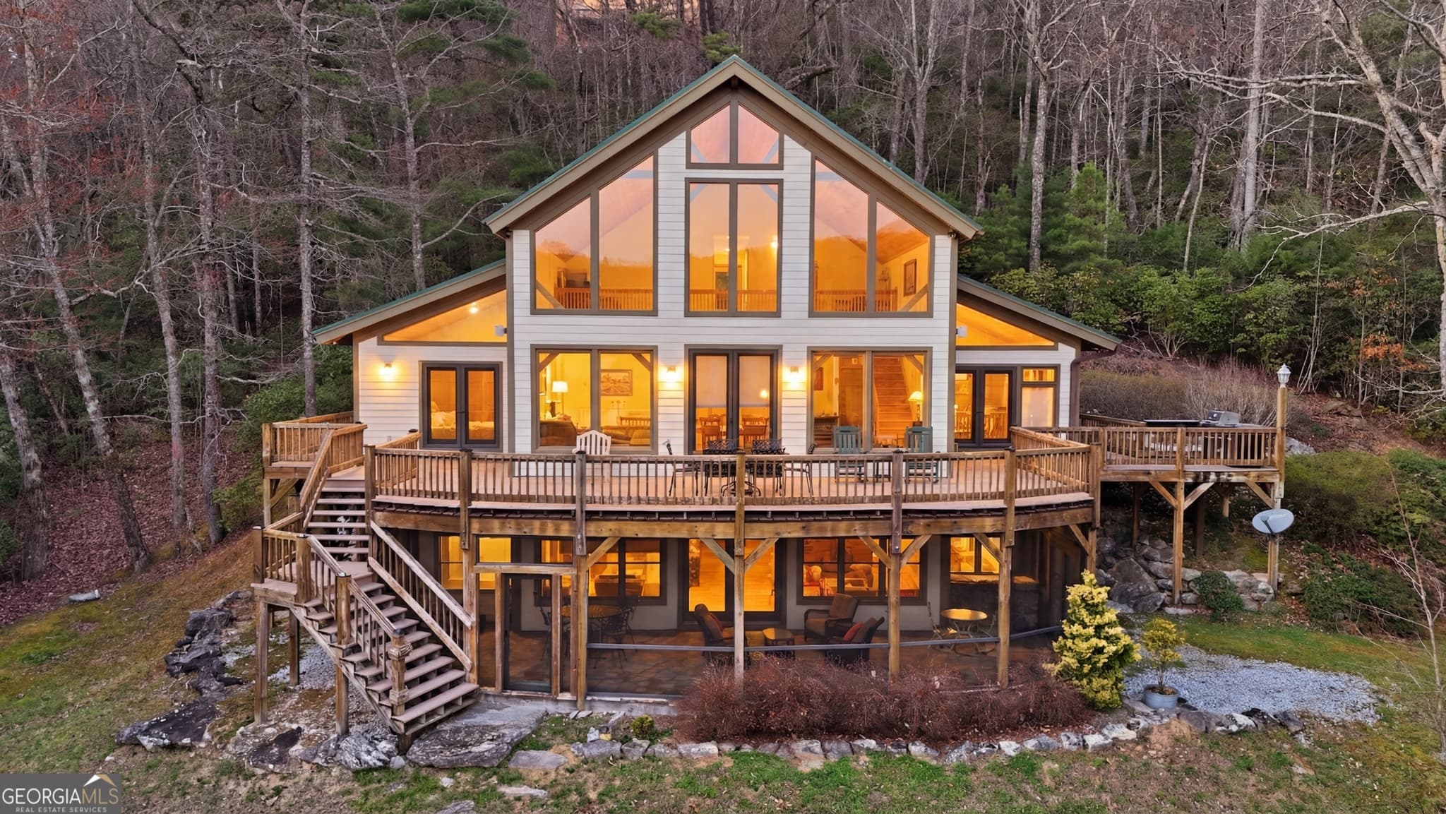 4 bedroom, 3.5 bathroom single family residence for sale at 526 Granddaddy Still Road, Scaly Mountain, NC 28775
