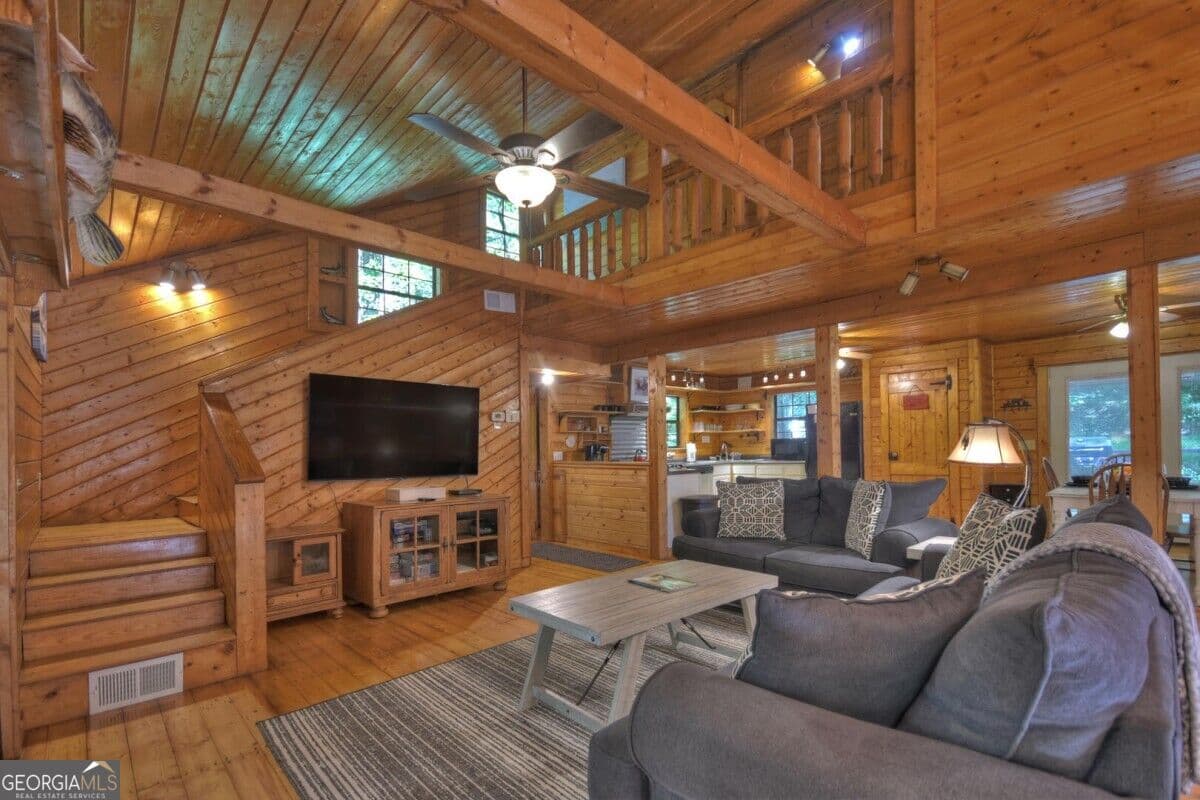 2 bedroom, 2 bathroom, 1,423 sq ft cabin,single family residence for sale at 5757 Old Bucktown Road, Ellijay, GA 30536 — photo 2