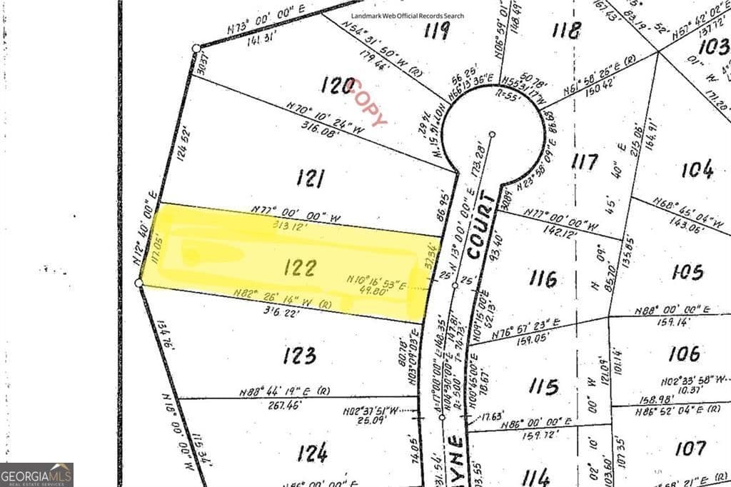 residential lot for sale at 141 Fort Wayne Court, Waleska, GA 30183 — photo 2