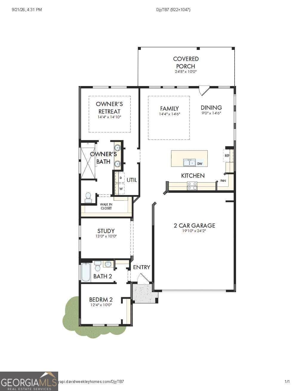2 bedroom, 2 bathroom, 1,602 sq ft single family residence for sale at 289 Strawberry Lane, Woodstock, GA 30189 — photo 2