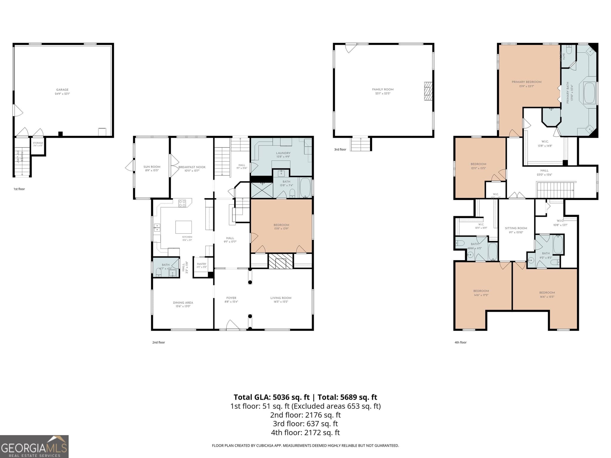 5 bedroom, 4.5 bathroom, 4,621 sq ft single family residence for sale at 412 College Street, Monticello, GA 31064 — photo 3