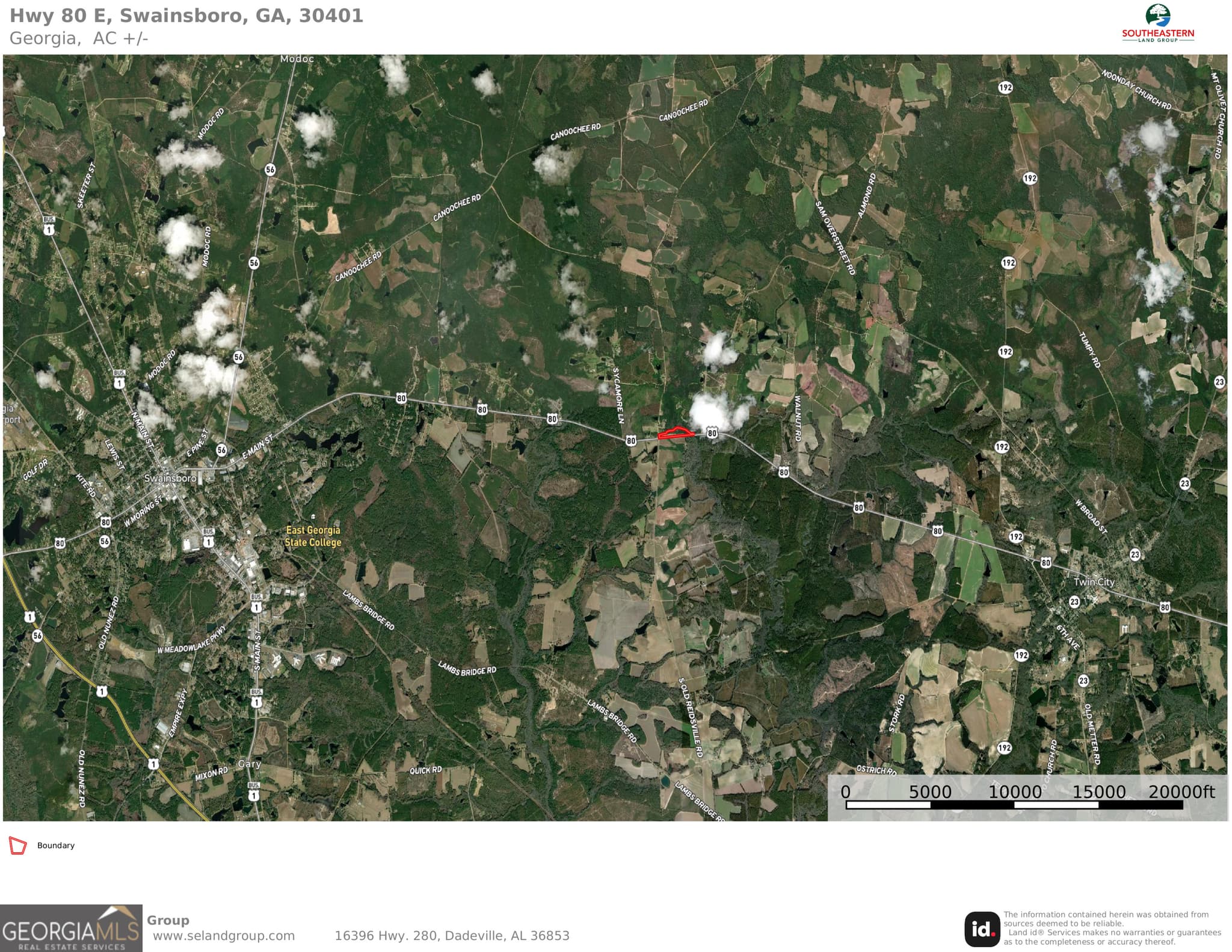 residential lot for sale at 0 E Highway 80, Swainsboro, GA 30401 — photo 2