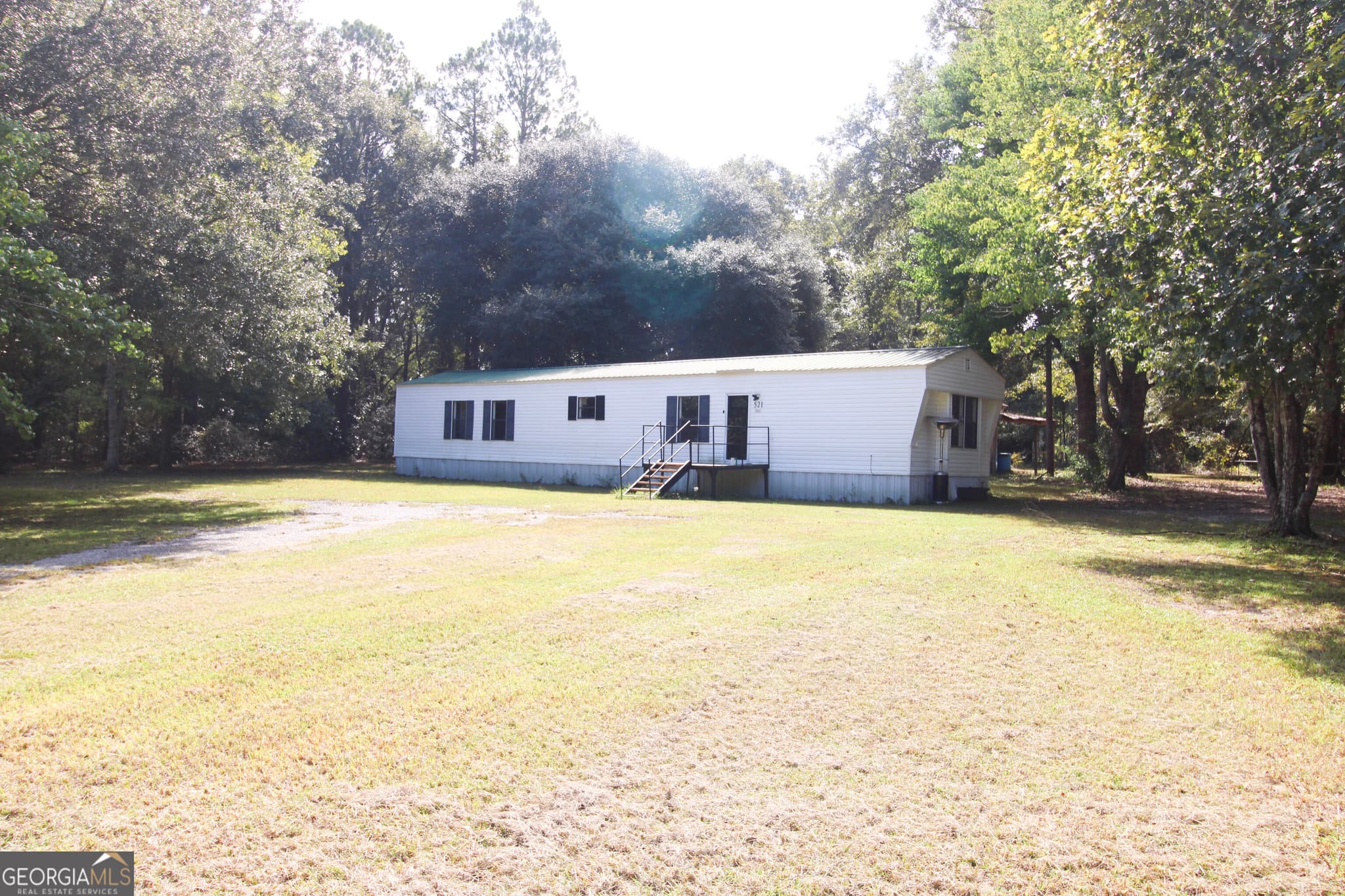 2 bedroom, 2 bathroom, 1,120 sq ft manufactured home,single family residence for sale at 521 Pine Needle Drive, Ellabell, GA 31308