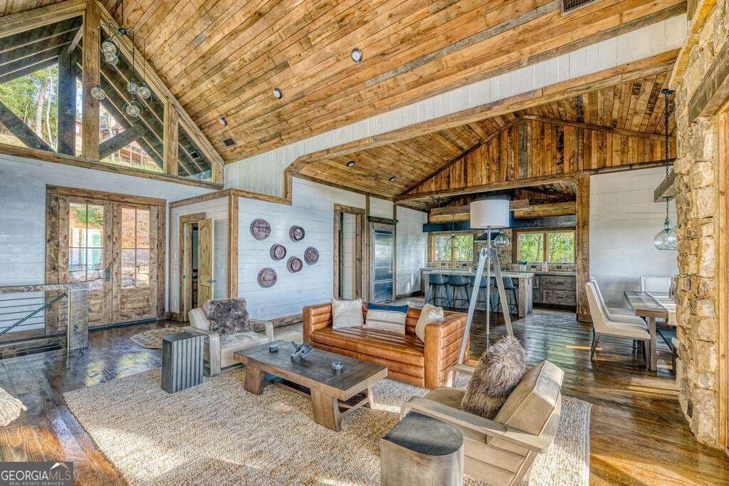 4 bedroom, 3.5 bathroom, 4,632 sq ft cabin,single family residence for sale at 91 Kittatinny Drive, Mineral Bluff, GA 30559 — photo 9