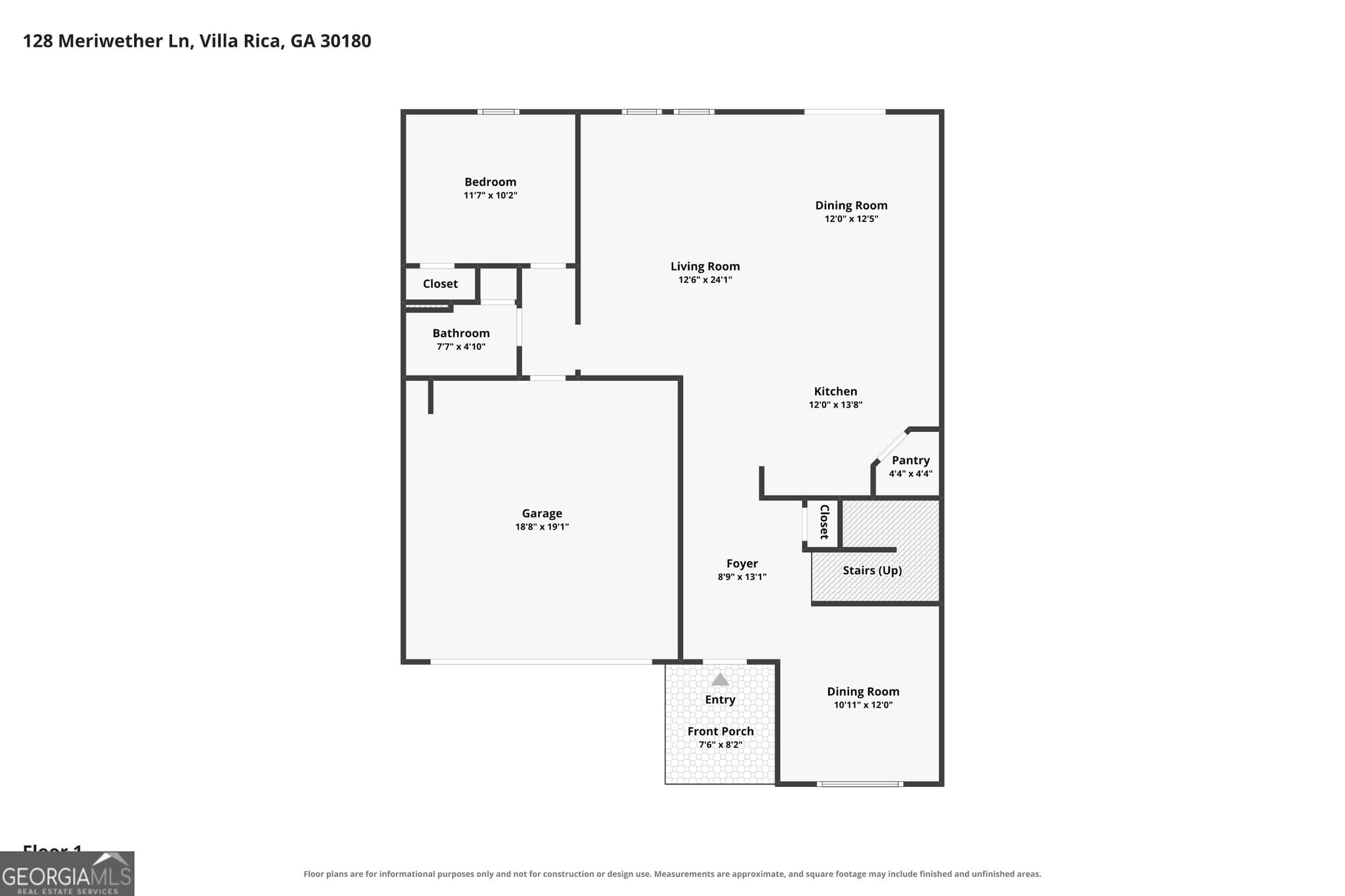 5 bedroom, 3 bathroom, 2,798 sq ft single family residence for sale at 128 Meriwether Lane, Villa Rica, GA 30180 — photo 2