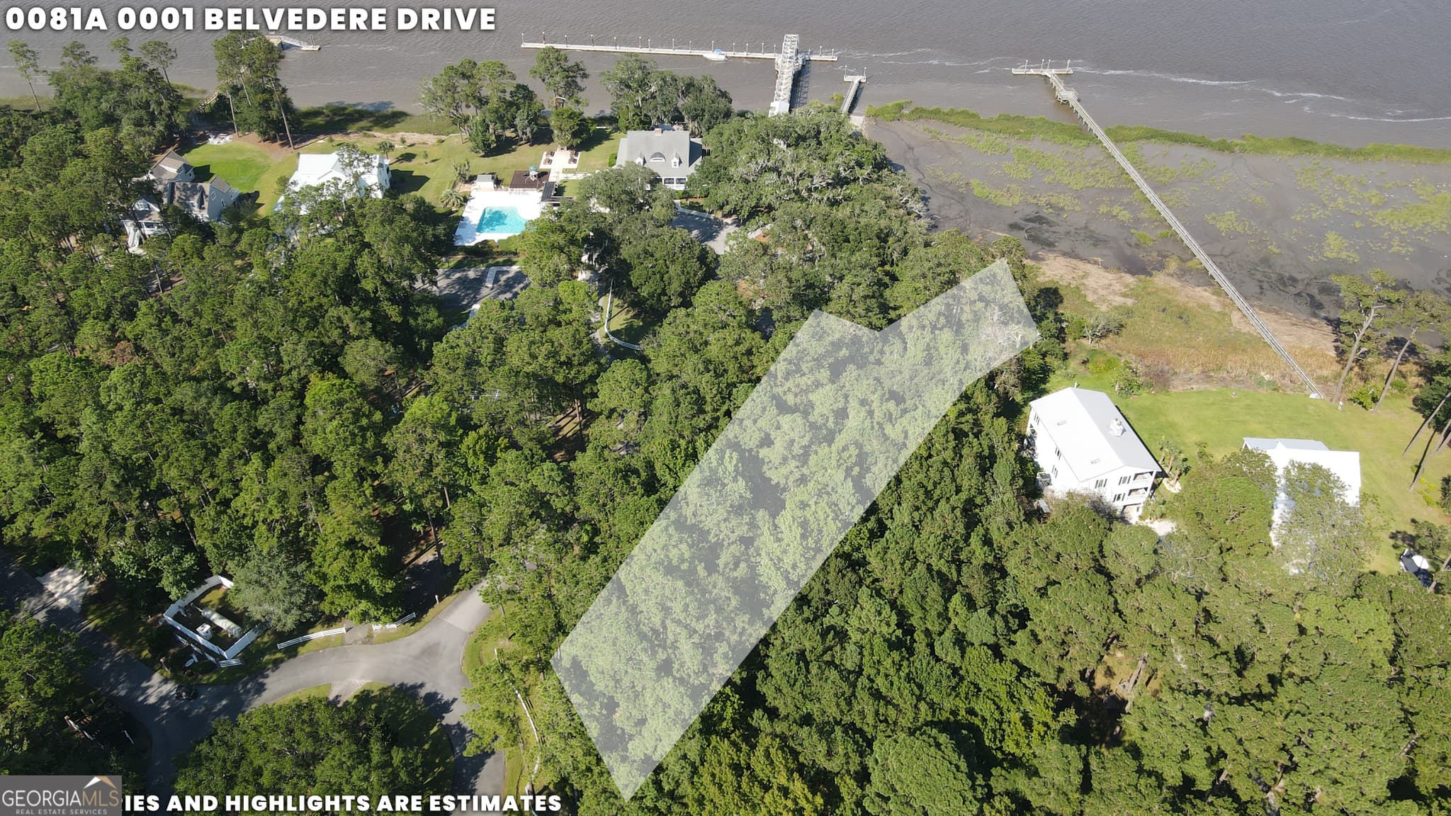 residential lot for sale at LOT 1 Belvedere Drive, Townsend, GA 31331 — photo 1 of 10
