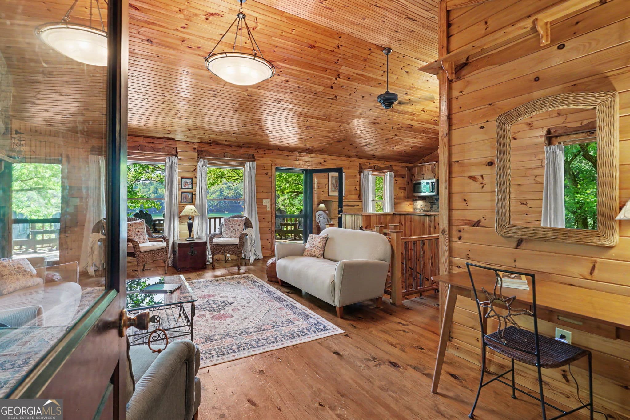 4 bedroom, 3 bathroom cabin,single family residence for sale at 3019 Moccasin Creek Road, Clarkesville, GA 30523 — photo 9