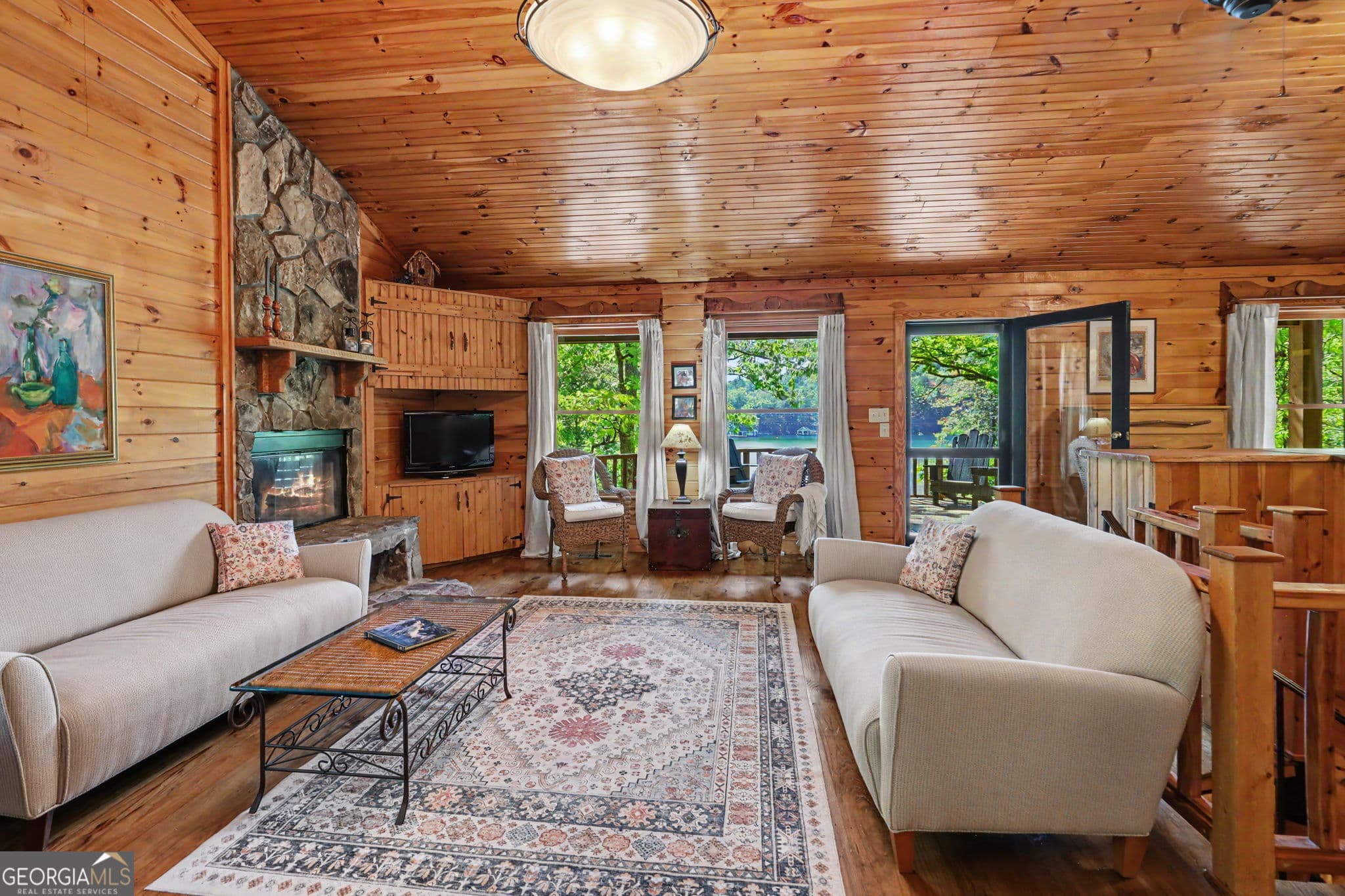 4 bedroom, 3 bathroom cabin,single family residence for sale at 3019 Moccasin Creek Road, Clarkesville, GA 30523 — photo 10