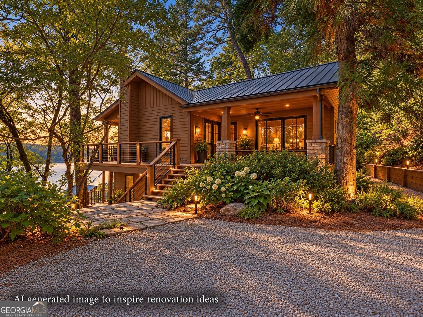 4 bedroom, 3 bathroom cabin,single family residence for sale at 3019 Moccasin Creek Road, Clarkesville, GA 30523 — photo 8