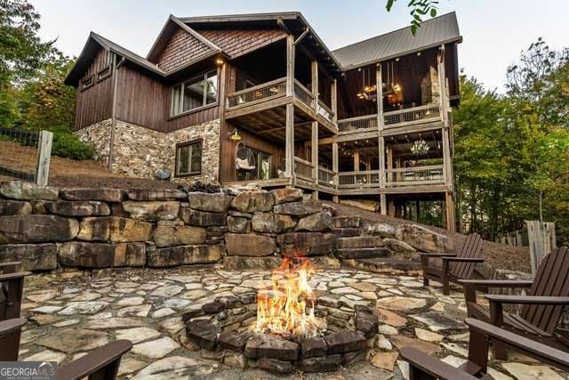 4 bedroom, 4 bathroom, 4,868 sq ft cabin,single family residence for sale at 888 Wolf Creek Lane, Blairsville, GA 30512 — photo 6