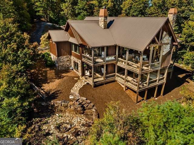 4 bedroom, 4 bathroom, 4,868 sq ft cabin,single family residence for sale at 888 Wolf Creek Lane, Blairsville, GA 30512 — photo 5
