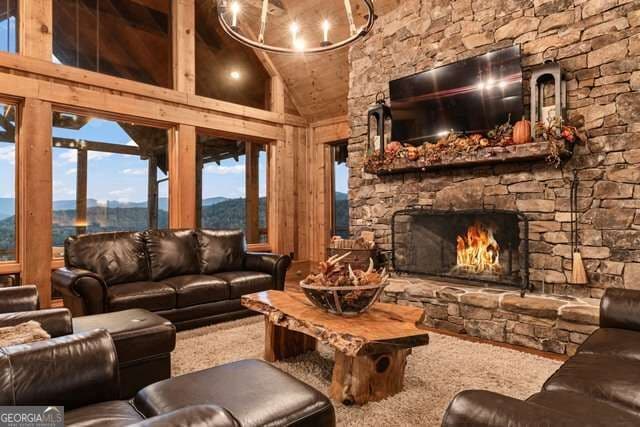 4 bedroom, 4 bathroom, 4,868 sq ft cabin,single family residence for sale at 888 Wolf Creek Lane, Blairsville, GA 30512 — photo 10