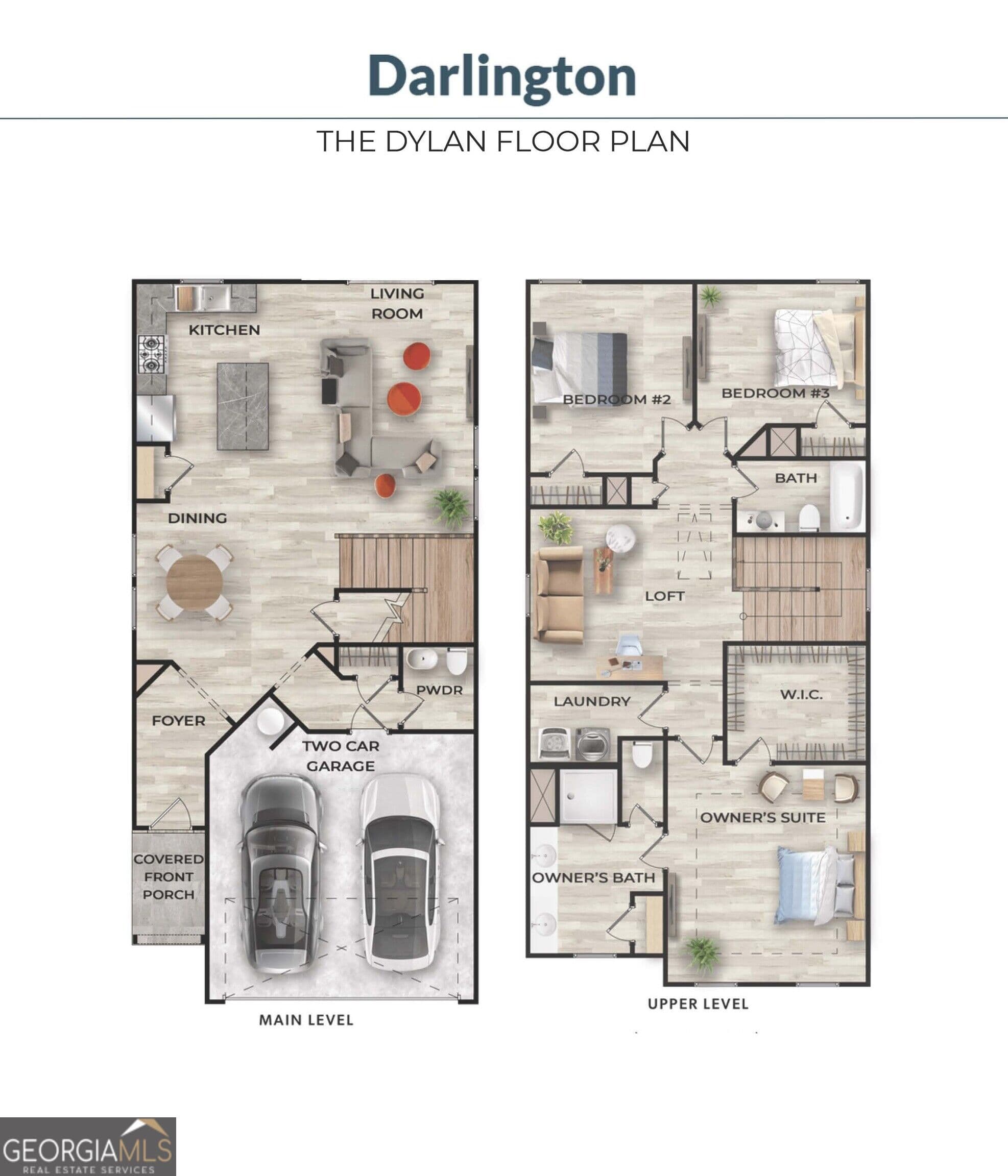 3 bedroom, 2.5 bathroom, 1,833 sq ft townhouse for sale at 827 Leraes Way Street, Loganville, GA 30052 — photo 3