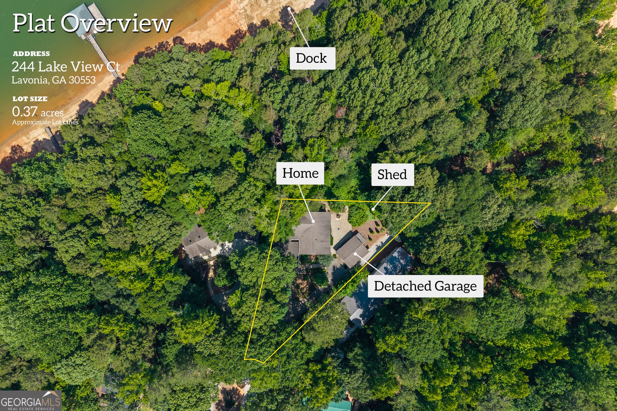 3 bedroom, 2.5 bathroom, 2,217 sq ft single family residence under contract at 244 Lake View Court, Lavonia, GA 30553 — photo 5