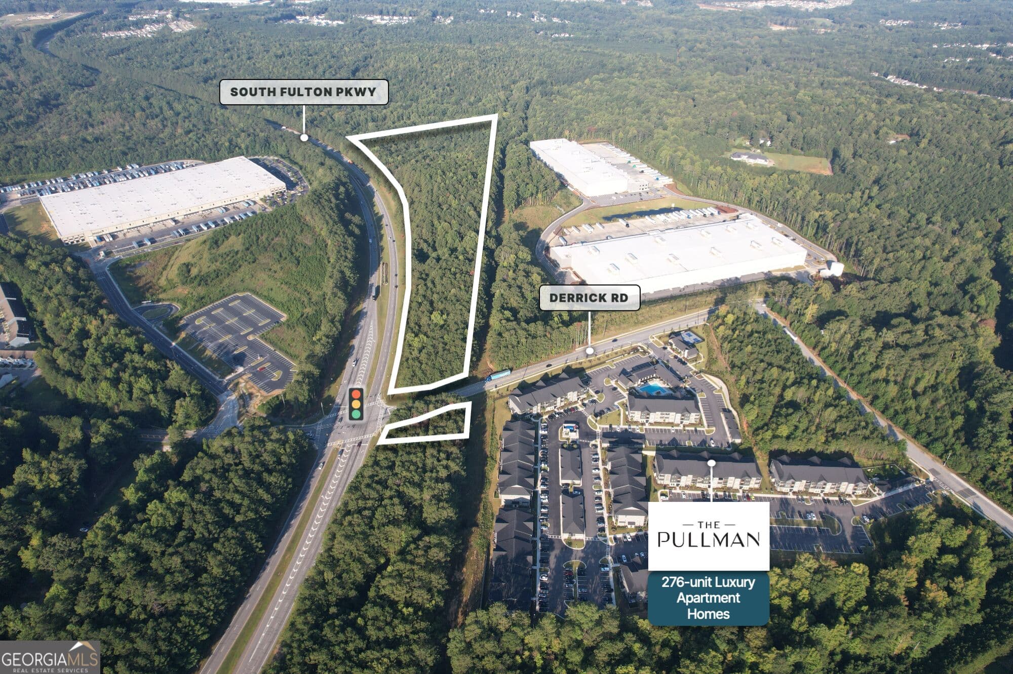 unimproved land for sale at 0 Derrick Rd & South Fulton Parkway, Union City, GA 30349 — photo 2