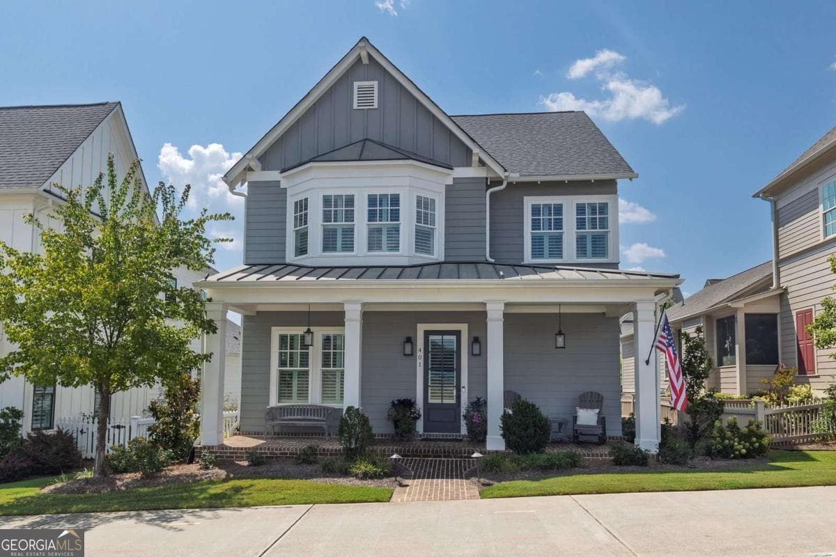 4 bedroom, 3.5 bathroom, 2,997 sq ft single family residence for sale at 401 Reeves Street, Woodstock, GA 30188