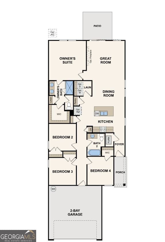 4 bedroom, 2 bathroom, 1,538 sq ft single family residence for sale at 234 Collin Nicholas Drive, Kingsland, GA 31548 — photo 4