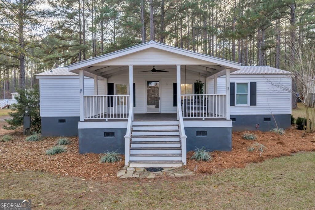 3 bedroom, 2 bathroom, 1,552 sq ft manufactured home,single family residence sold at 170 Gary Brewer Road, Cobb, GA 31735