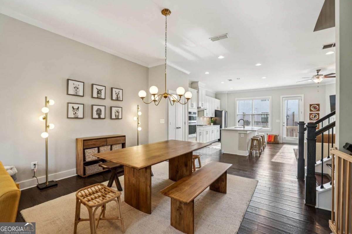 4 bedroom, 3.5 bathroom, 2,594 sq ft townhouse for sale at 140 Fair View Circle, Roswell, GA 30076 — photo 9