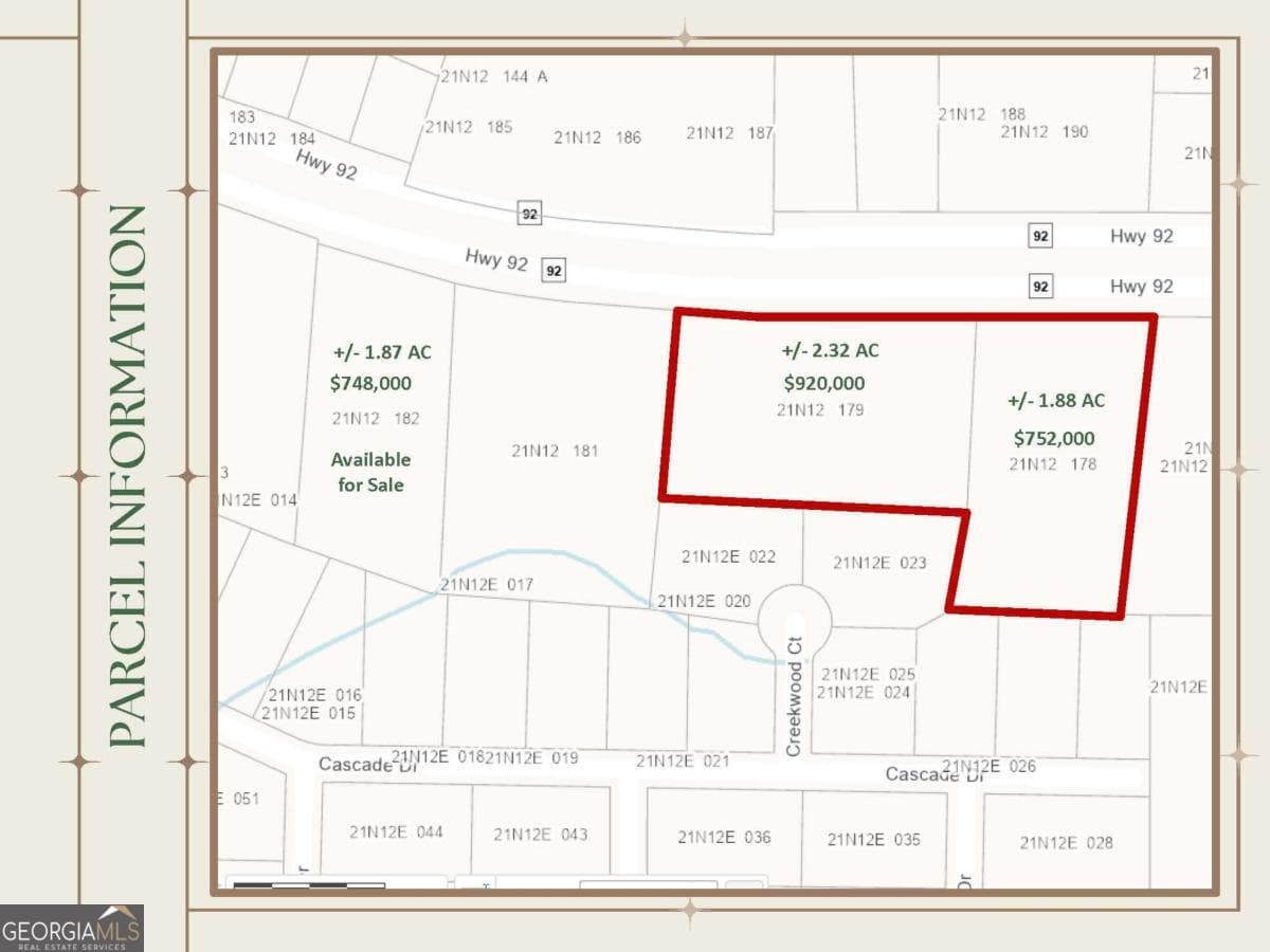 unimproved land for sale at 0 Hwy 92, Acworth, GA 30102 — photo 3