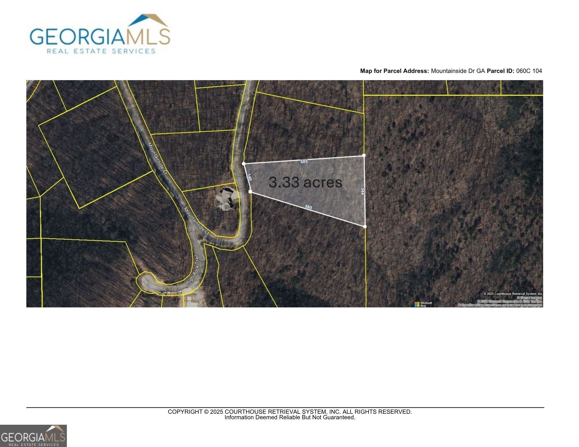 residential lot for sale at LOT 54 Mountainside Drive, Cleveland, GA 30528 — photo 2