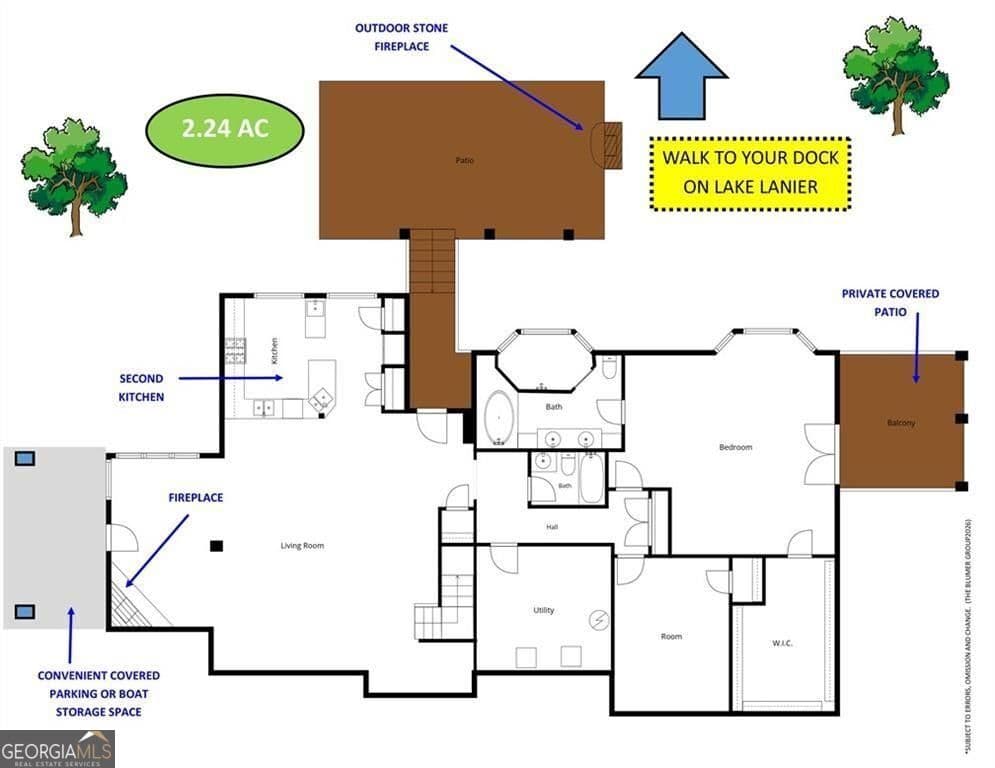 7 bedroom, 6 bathroom, 6,515 sq ft single family residence for sale at 7488 Shadburn Ferry Road, Cumming, GA 30041 — photo 10