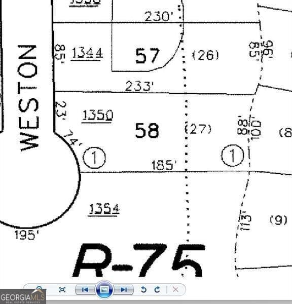 residential lot for sale at 1350 Weston Drive, Decatur, GA 30032 — photo 3