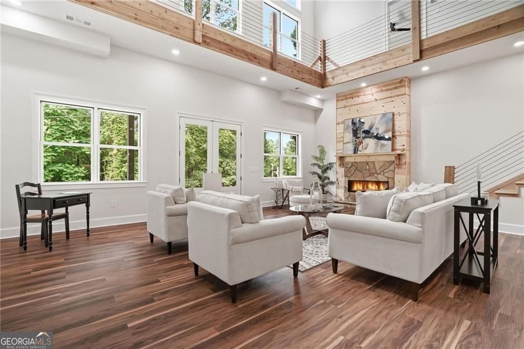 5 bedroom, 6 bathroom, 4,475 sq ft single family residence for sale at 7258 Island Mill Road, Acworth, GA 30102 — photo 9