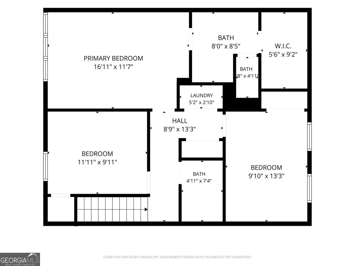 3 bedroom, 2.5 bathroom, 1,552 sq ft single family residence for sale at 415 Wittenridge Court, Alpharetta, GA 30022 — photo 8