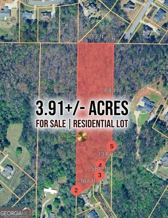 residential lot for sale at 3720 Gascoigne Road, Russville, AL 35173 — photo 1 of 6