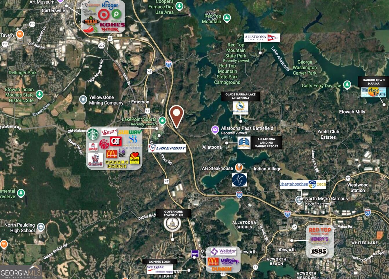 residential lot for sale at 0 Keeling Mountain Road, Emerson, GA 30121 — photo 3