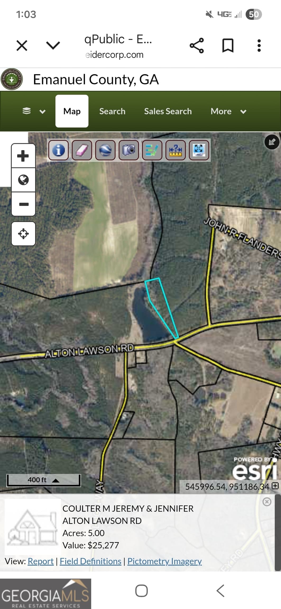 residential lot for sale at 600 Alton Lawson Road, Adrian, GA 31002 — photo 9