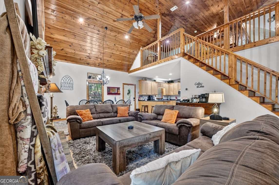 4 bedroom, 3 bathroom, 3,237 sq ft cabin,single family residence for sale at 1503 Garnet Drive, Ellijay, GA 30540 — photo 6