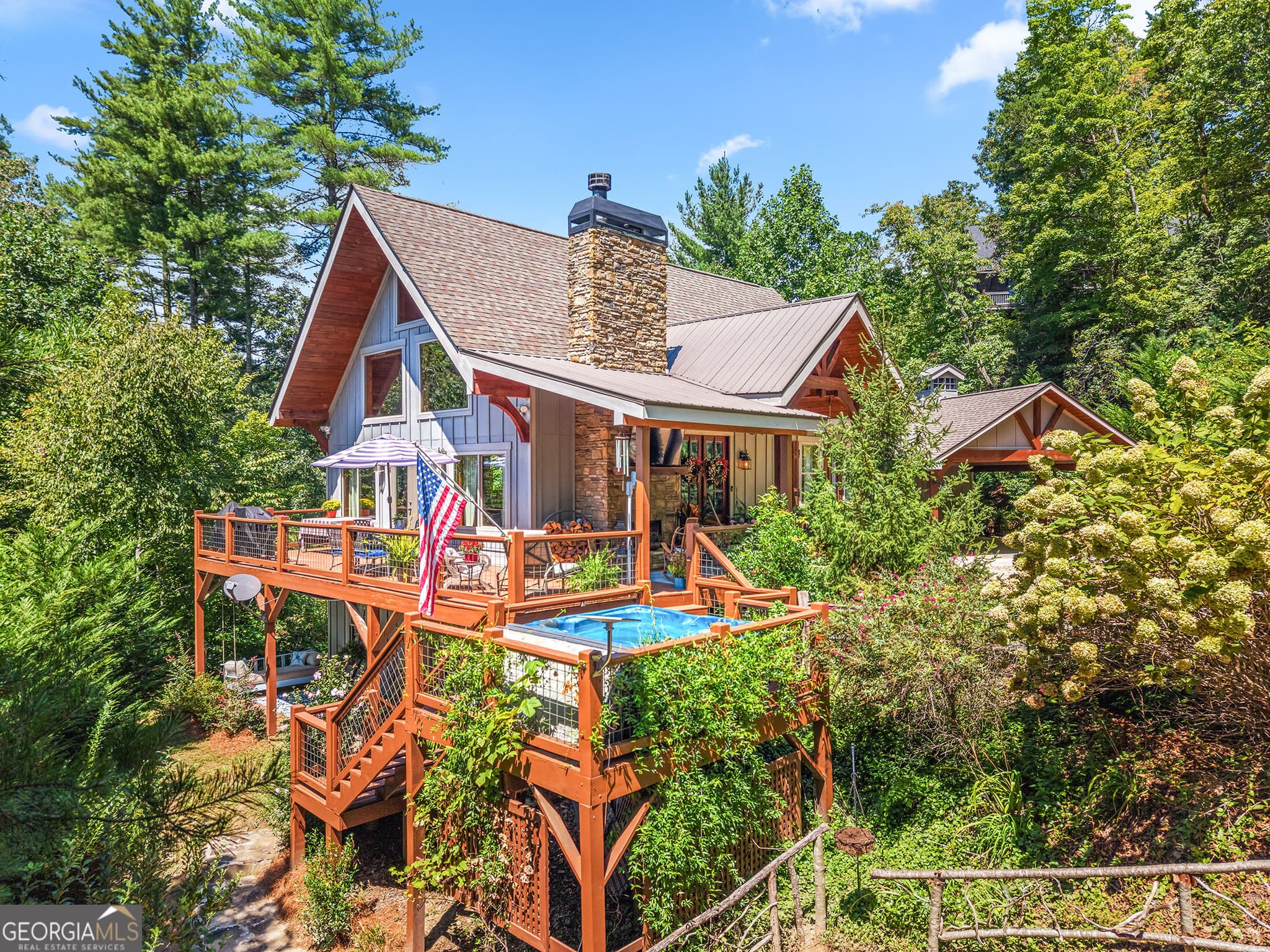 3 bedroom, 3.5 bathroom, 2,106 sq ft cabin,single family residence for sale at 115 Sunset Drive, Tiger, GA 30576 — photo 3