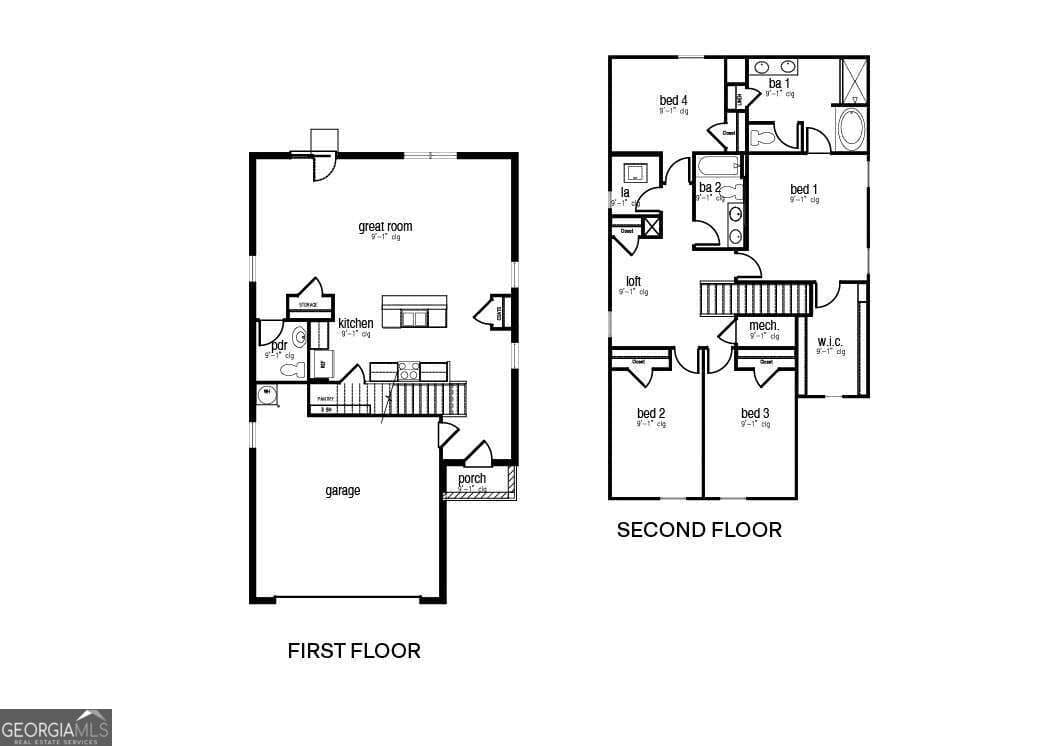 4 bedroom, 3 bathroom single family residence for sale at 1416 Aerie Drive, Marietta, GA 30064 — photo 4
